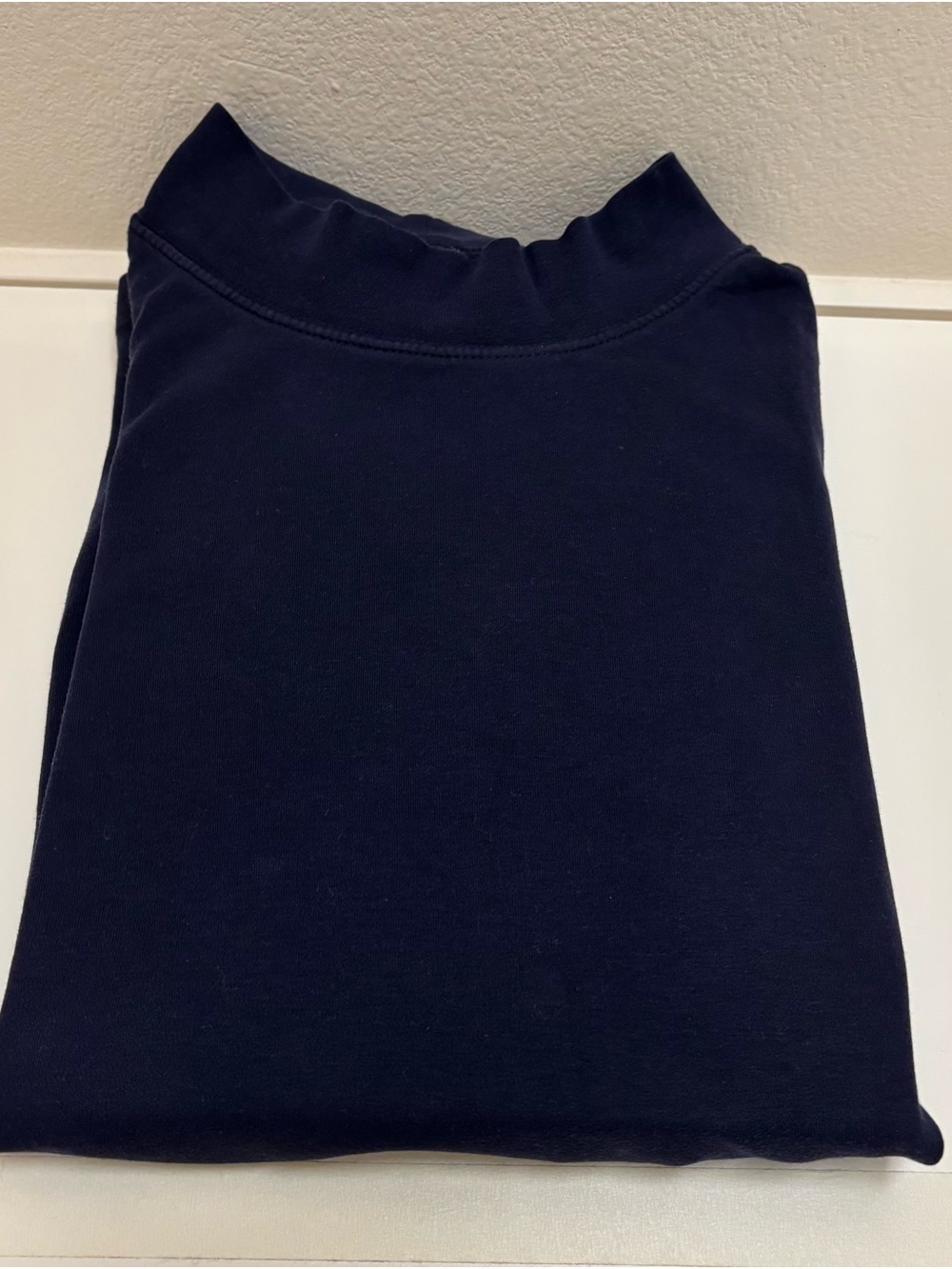 St. John's Bay Navy Mock Turtleneck Sweater